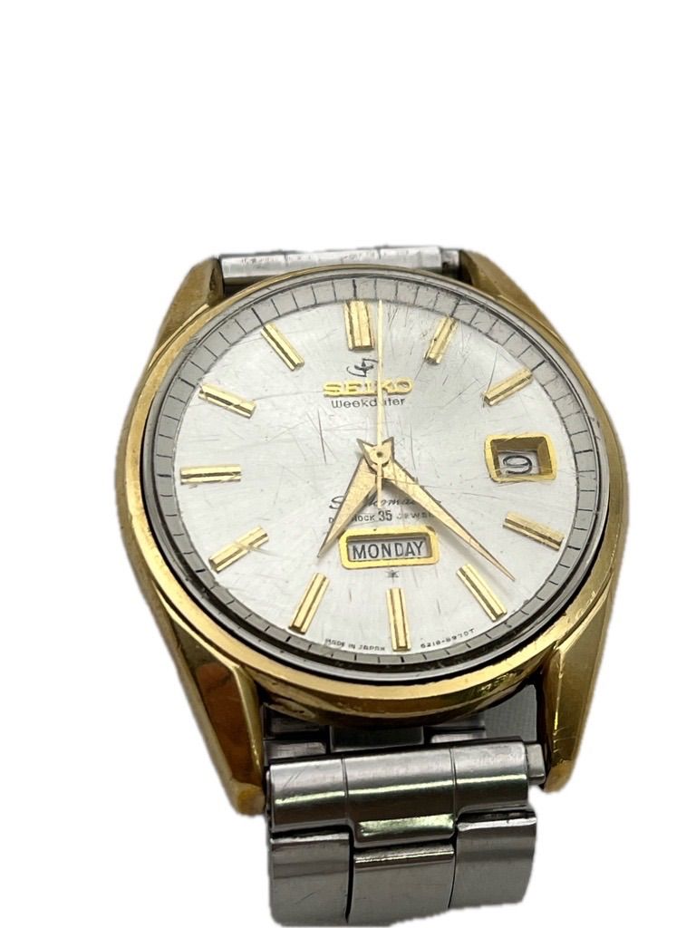 ▽稼働品 SEIKO セイコーマチック 自動巻き腕時計 デイデイト 35石