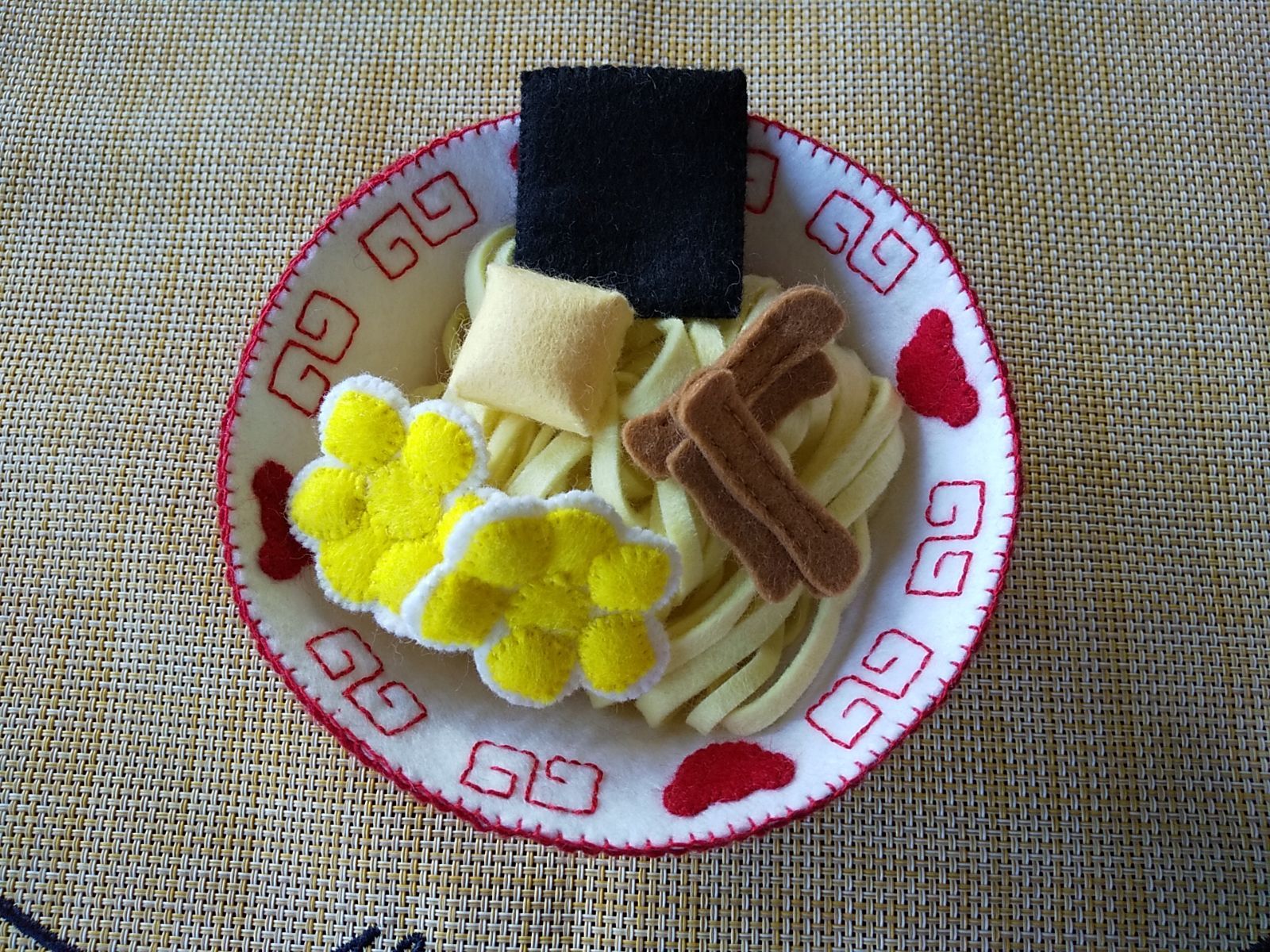 13 フェルトままごと ラーメン屋さん オーダーページ