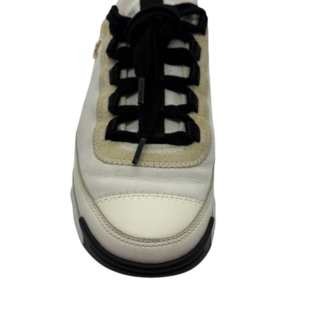 きてぃ！　CHANEL スエード ココマーク スニーカー 36サイズ CHANEL スエード ココマーク スニーカー 36サイズ ホワイト