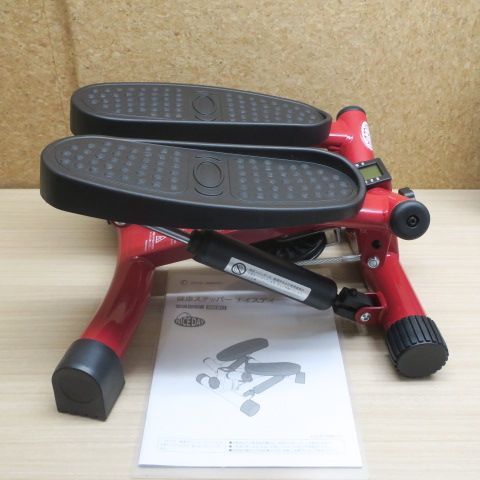 ショップジャパンナイスデイステッパーND-1Rレッド取説マット付 ショップジャパンナイスデイステッパーND-1Rレッド取説マット付