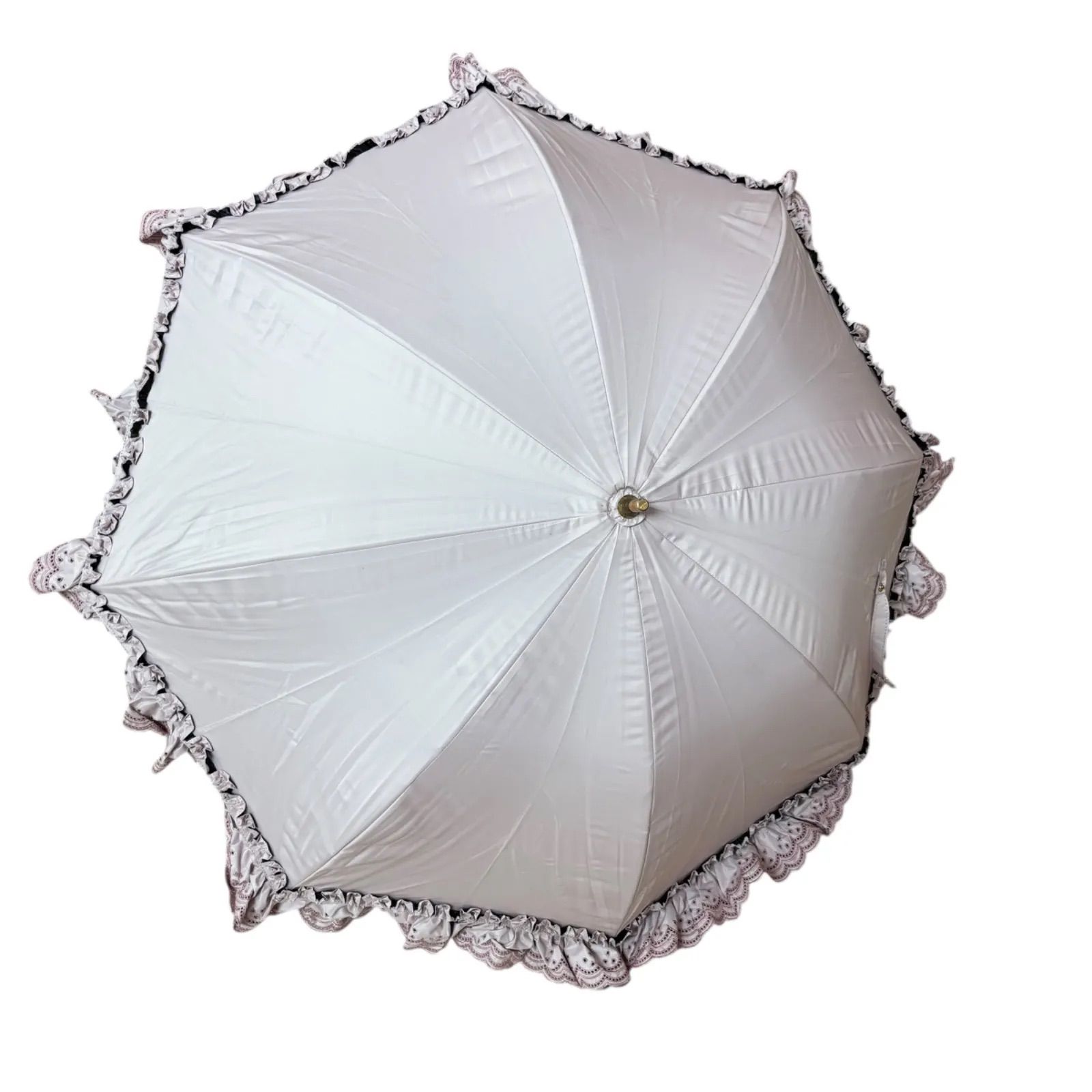 【新品】　TOCCA フリル付き晴雨兼用傘 TOCCA｜【晴雨兼用・UVカット100%生地】LOGO FRILL UMBRELLA