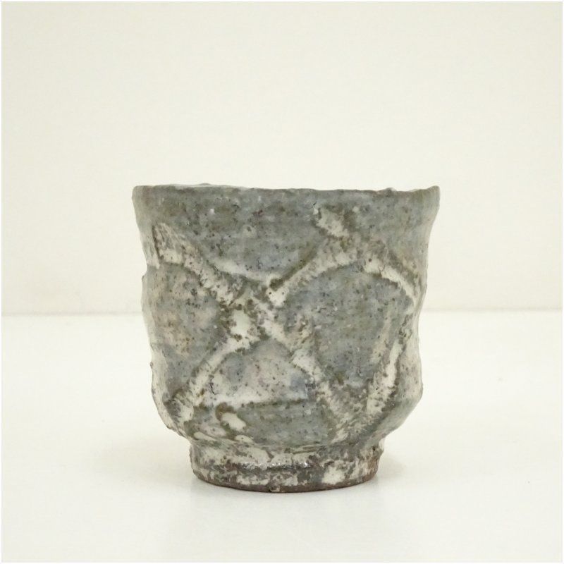 川上清美 粉引湯呑 汲み出し 向付 唐津焼 唐津ぐい呑 酒器 茶器 川上