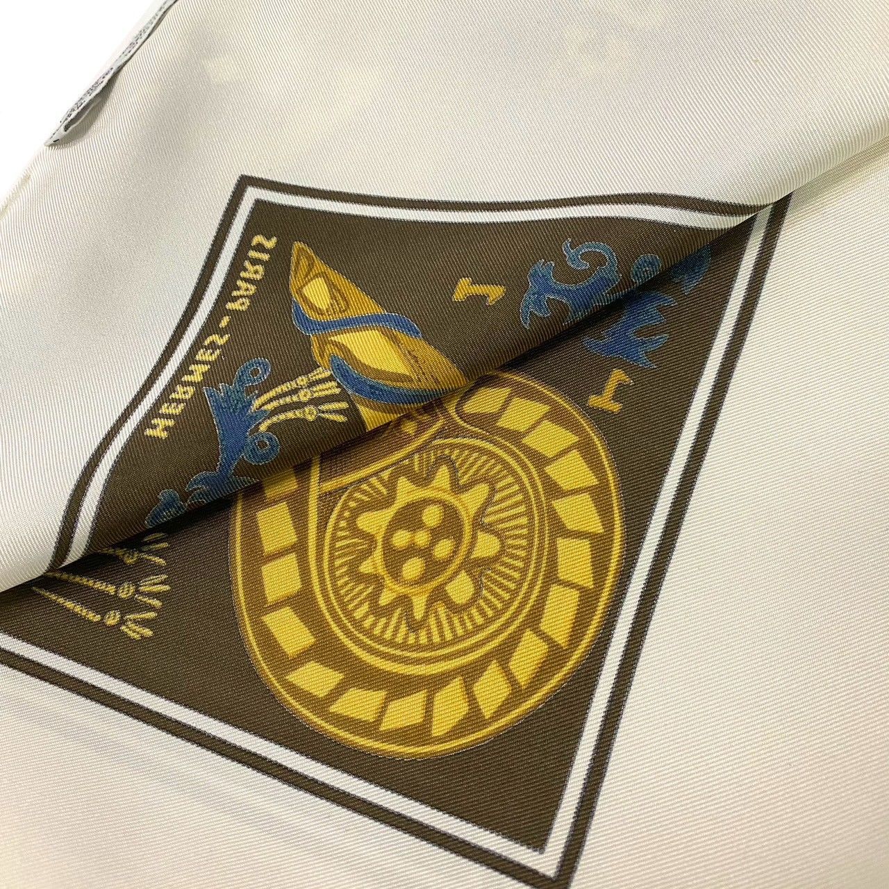 SJ【HERMES】カレ90 タロットカード スカーフ SILK/シルク 100