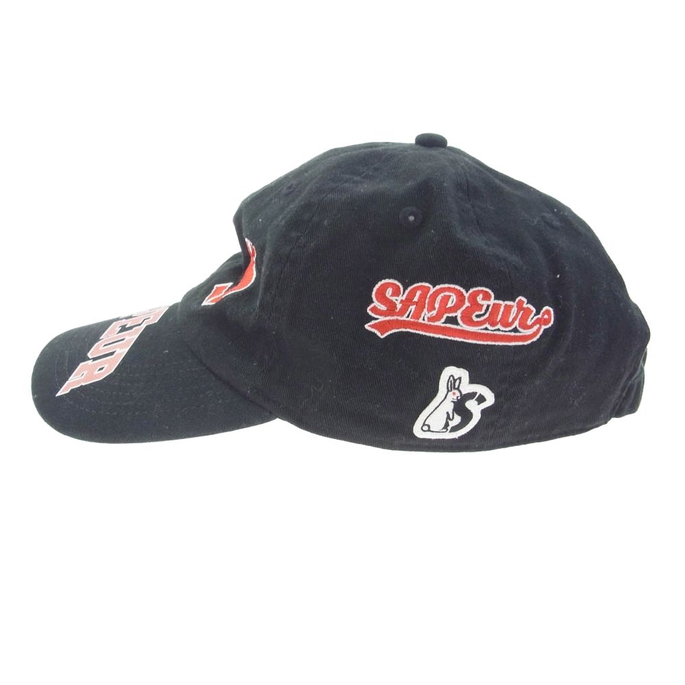 ファッション姫 通販 SAPEUR サプール × FR2 エフアールツー CAP キャップ BLACK 帽子