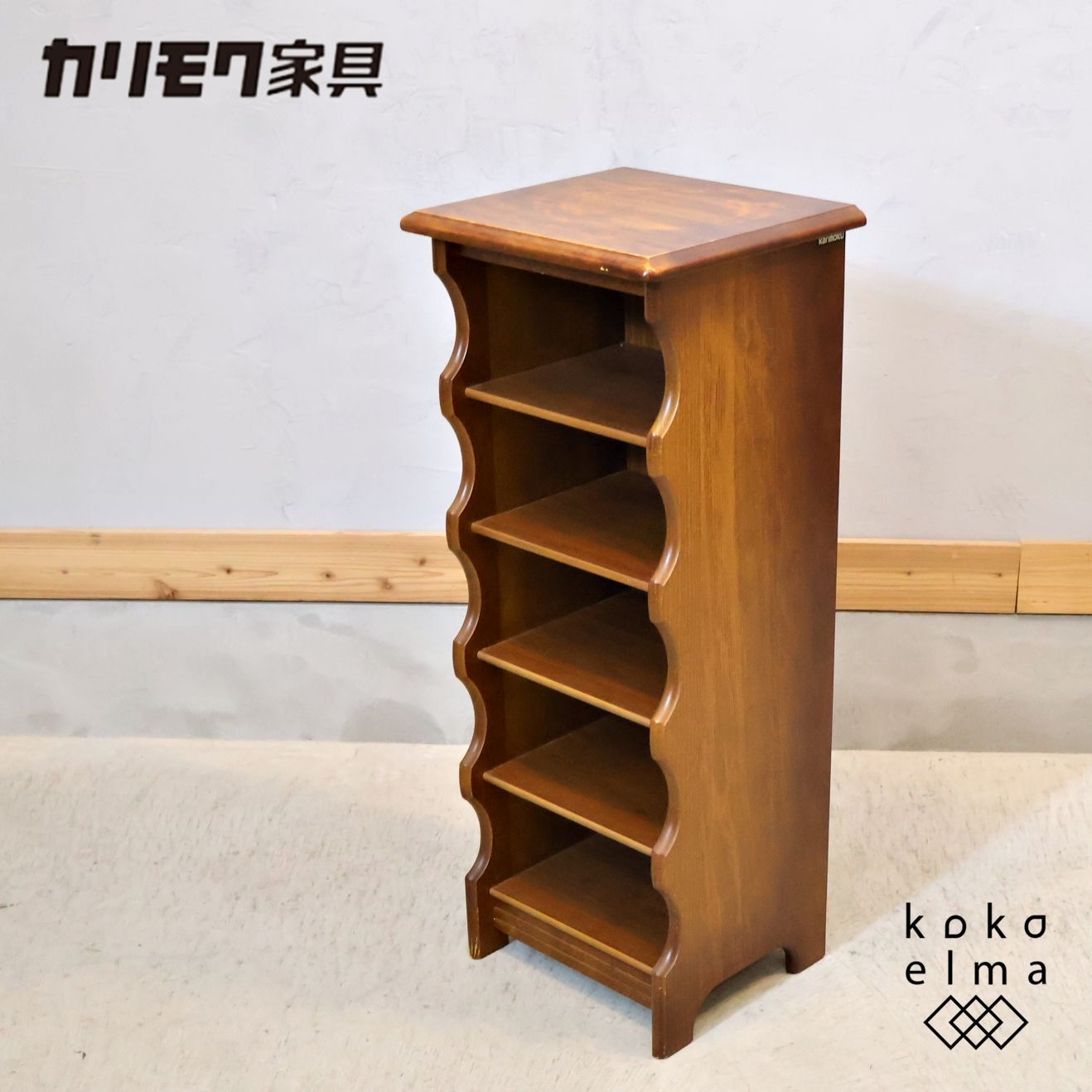 Karimoku カリモク COLONIAL コロニアル スリッパラック シューズラック 収納家具 CDラック リビング 玄関 カントリー クラシック