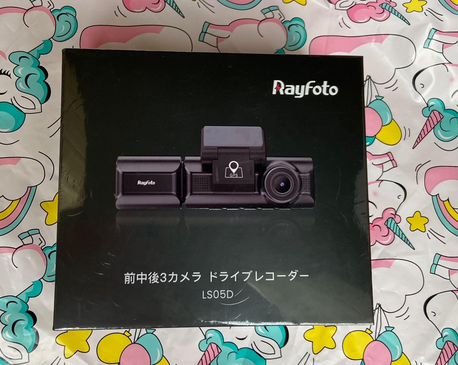 Rayfoto ドライブレコーダー 4K画質 前中後三つのカメラ同時録画