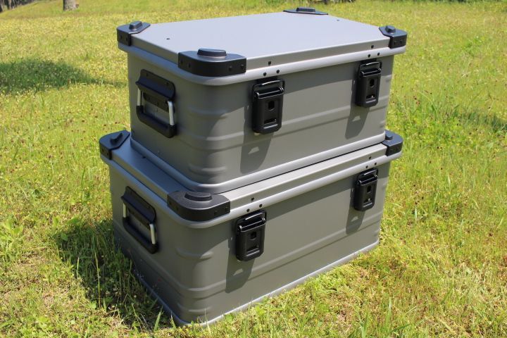 CHANODUG OUTDOOR 新色 節約 マットグレー スタッキング アルミ