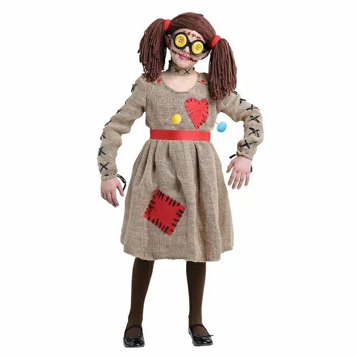 ハロウィン 衣装 キッズ 案山子 子供 傀儡 巫女 ハロウィン 仮装 舞台 ステージ コスチューム パーティー イベント コスプレ衣装 ハロウィ