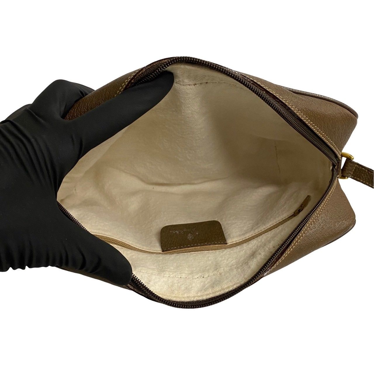 未使用保管品 GUCCI グッチ オールドグッチ ヴィンテージ シェリーライン GG ロゴ 金具 レザー ショルダーバッグ ブラウン 15496 未使用保管品 GUCCI グッチ オールドグッチ ヴィンテージ シェリー