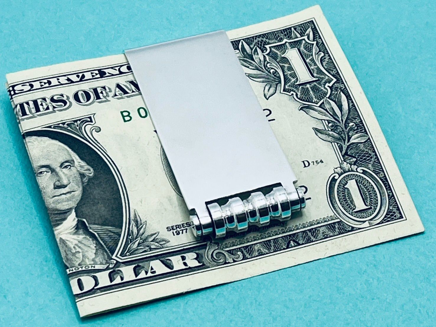 a064 超 Tiffany-Co. ティファニー マネークリップ ローラー シルバー 925