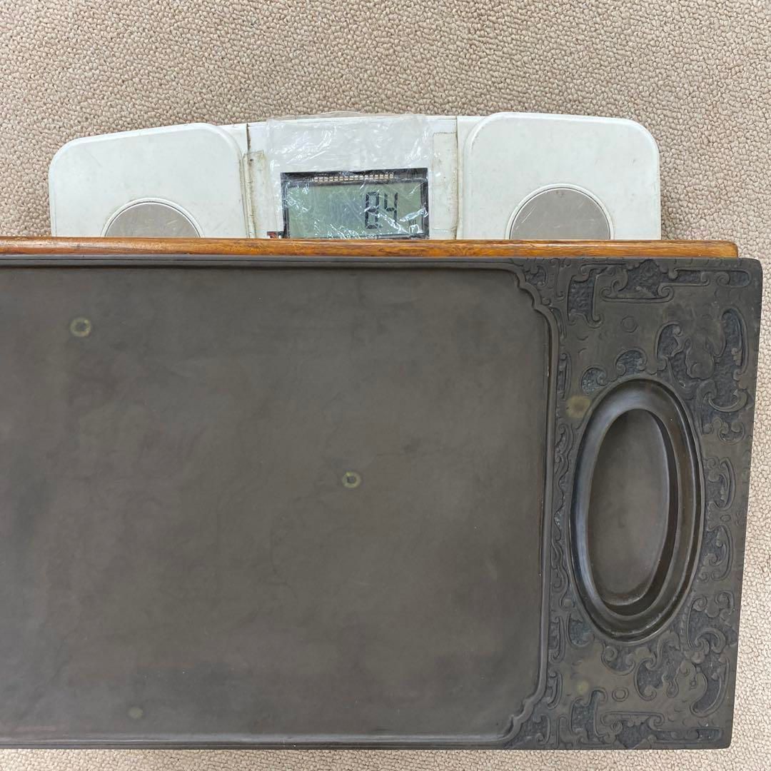 時代 端渓 水巌 龍紋大硯石 トニヒ 東さ6-0812☆2F - メルカリ