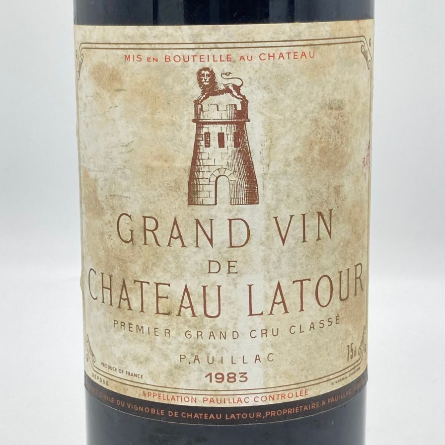 1983 Chateau Latour シャトー・ラトゥール シャトー・ラトゥール 1983