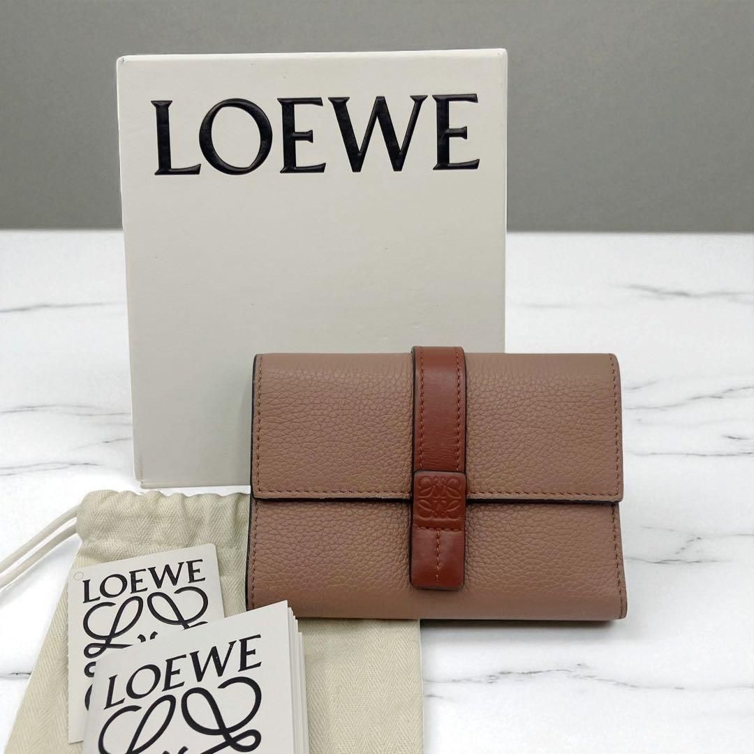 ⭐️美品⭐️ ロエベ バーティカルウォレット スモール ブラウン  
