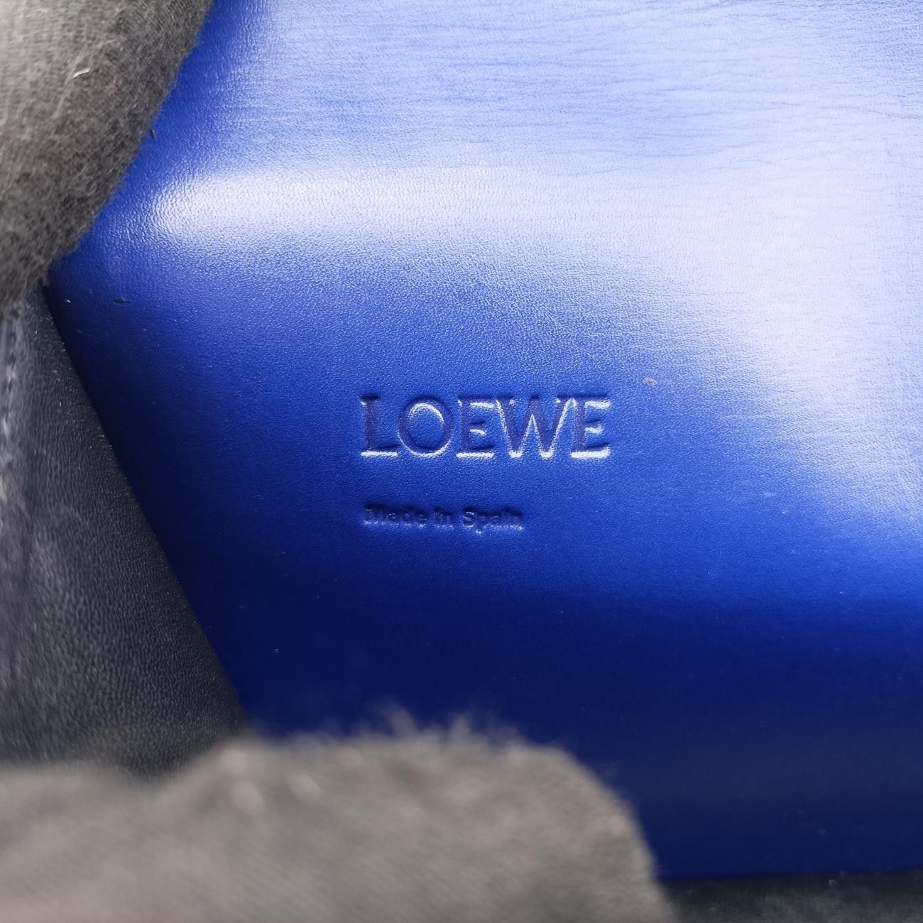 ロエベLoeweバルセロナブルーレザー061611
