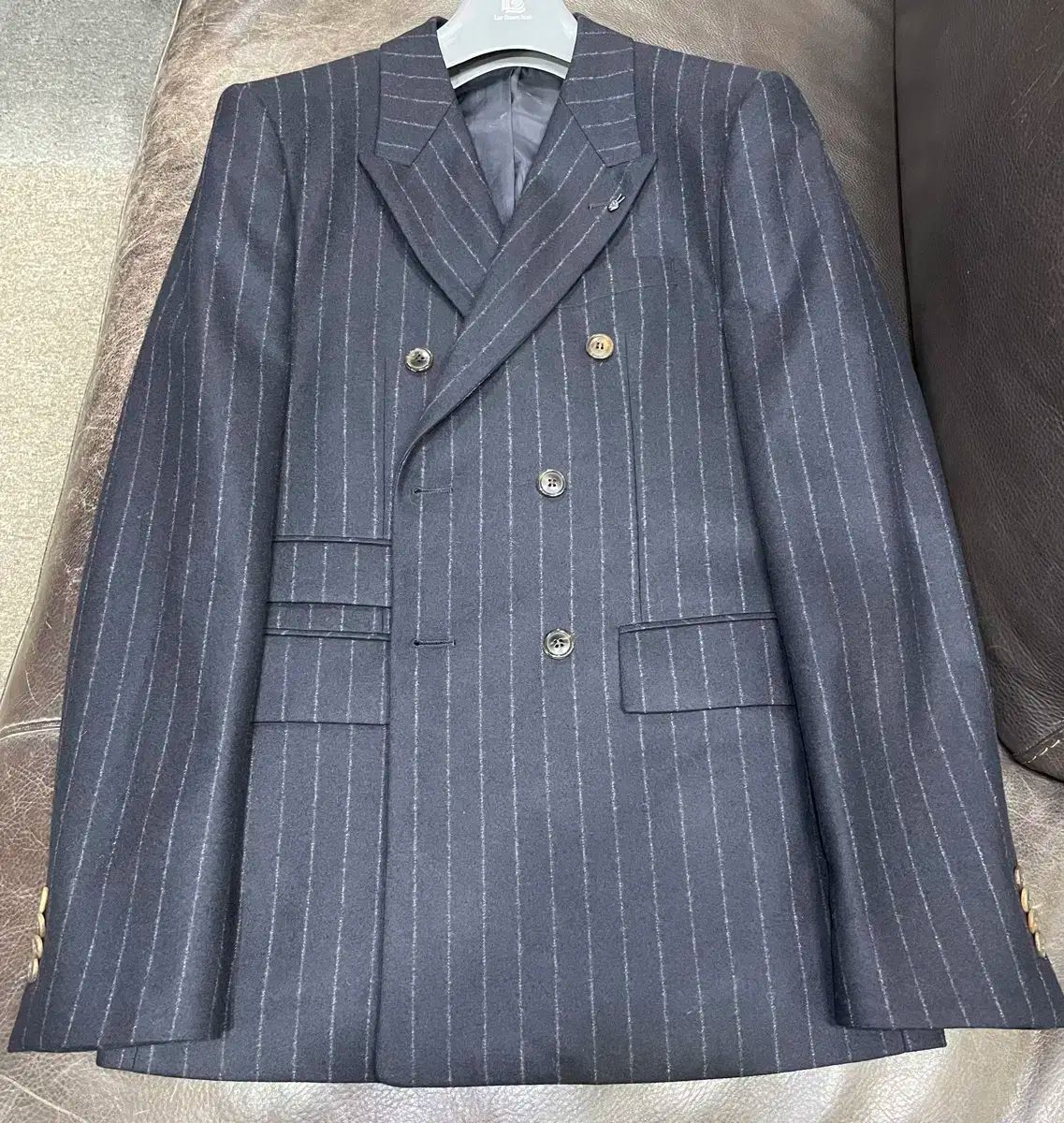 MAATEE&SONS 強撚バラシア セットアップ ネイビー サイズ3