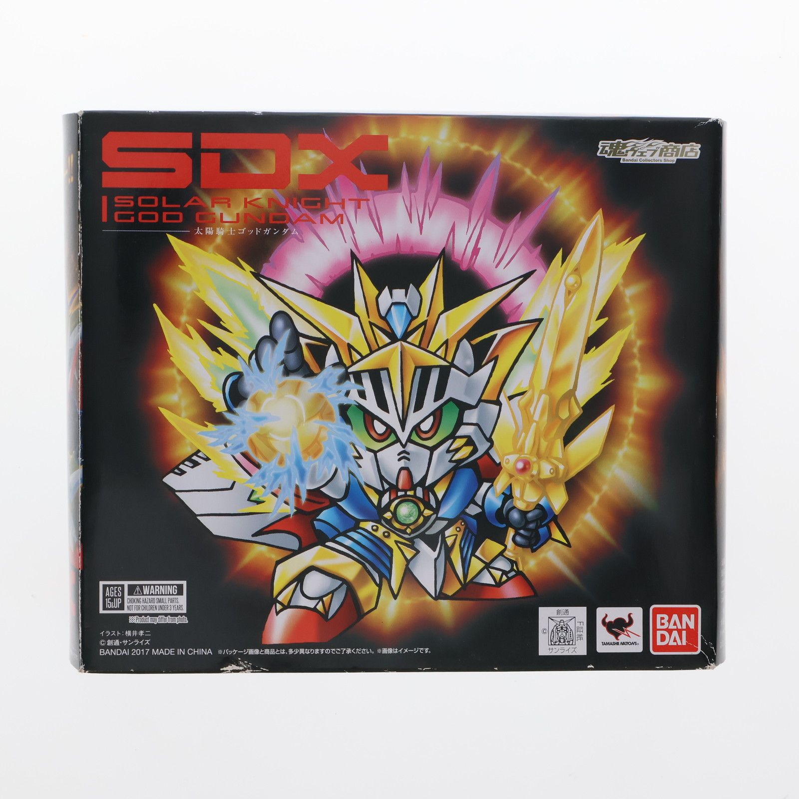 魂ウェブ商店限定 SDX 太陽騎士ゴッドガンダム 新SDガンダム外伝