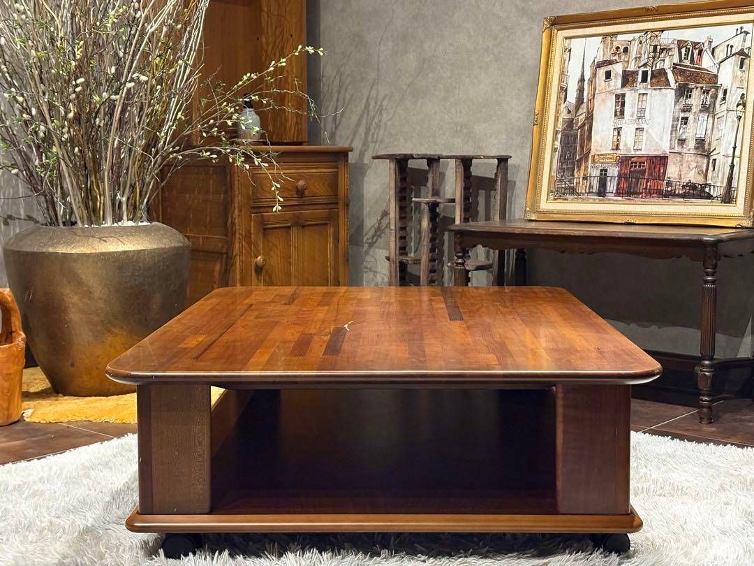 FUJI FURNITURE センターテーブル ローテーブル ヴィンテージ IG