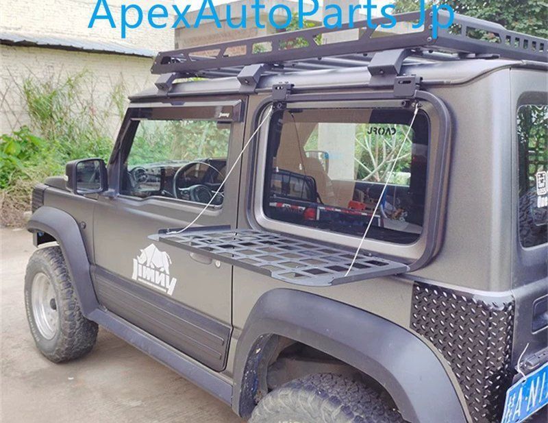 19-24 スズキ ジムニー Jimny リアウィンドウネット JB74W JB64 対応 拡張ラック リアテーブル メッシュパネル