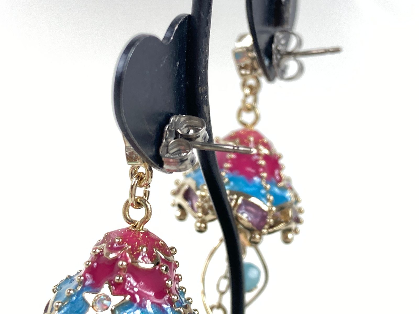 レア ANNA SUI アナスイ クラゲモチーフ ピアス 星 ブルー 青