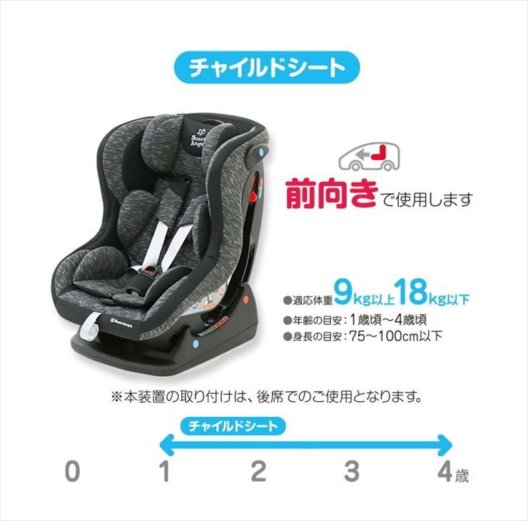 Smart Angel レジェプラス グレー B-700 超軽量コンパクト シート 