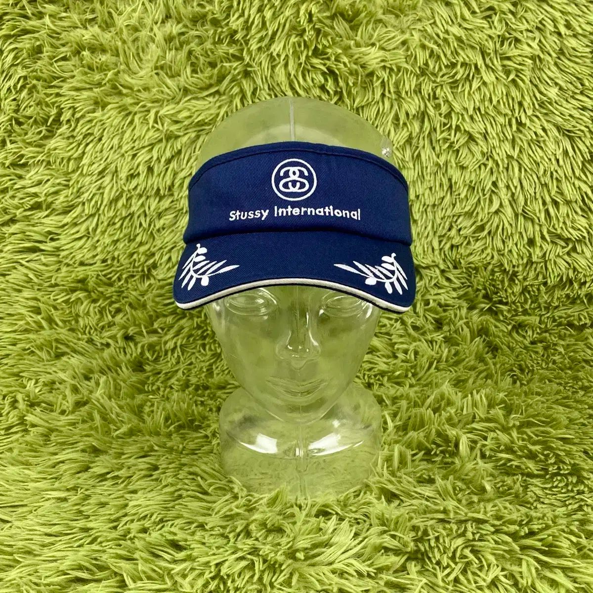 stussy ステューシー サンバイザー シャネルロゴ 1990s STUSSY(ステューシー) CHANEL(シャネル) パロディ ロゴ