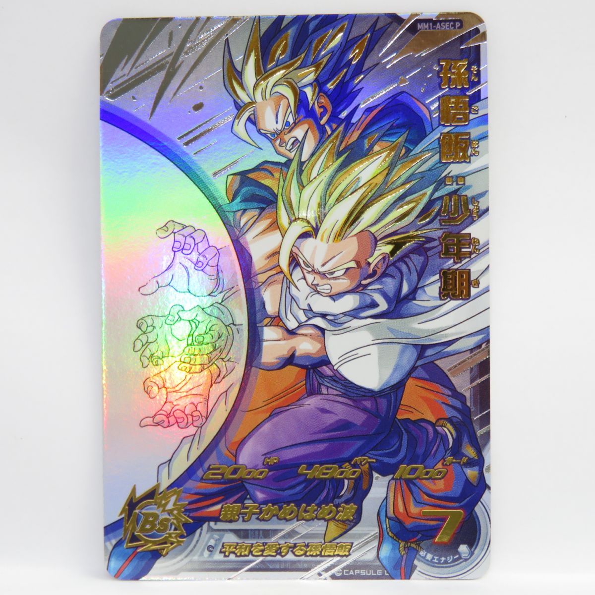 ドラゴンボールヒーローズ 孫悟飯 少年期 ASEC P - ベースボールヒーローズ