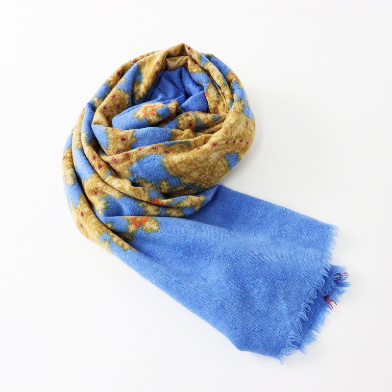 フォーティファイブアール 45R 45rpm ペイズリー柄 大判ストール