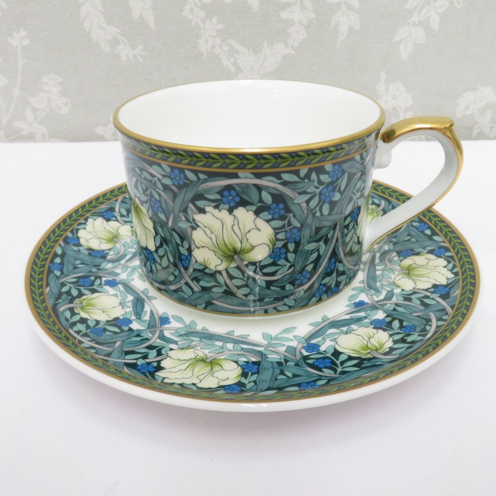 NIKKO (ニッコー) 食器 V&A ヴィクトリア&アルバート博物館 ウィリアム・モリス カップ＆ソーサー 5客セット コーヒーカップ ティーカップ どんぐり 【キモノオフ野々市若松店】 NIKKO ニッコー 食器 V&A ヴィクトリア&アルバート博物館 ウィリアム
