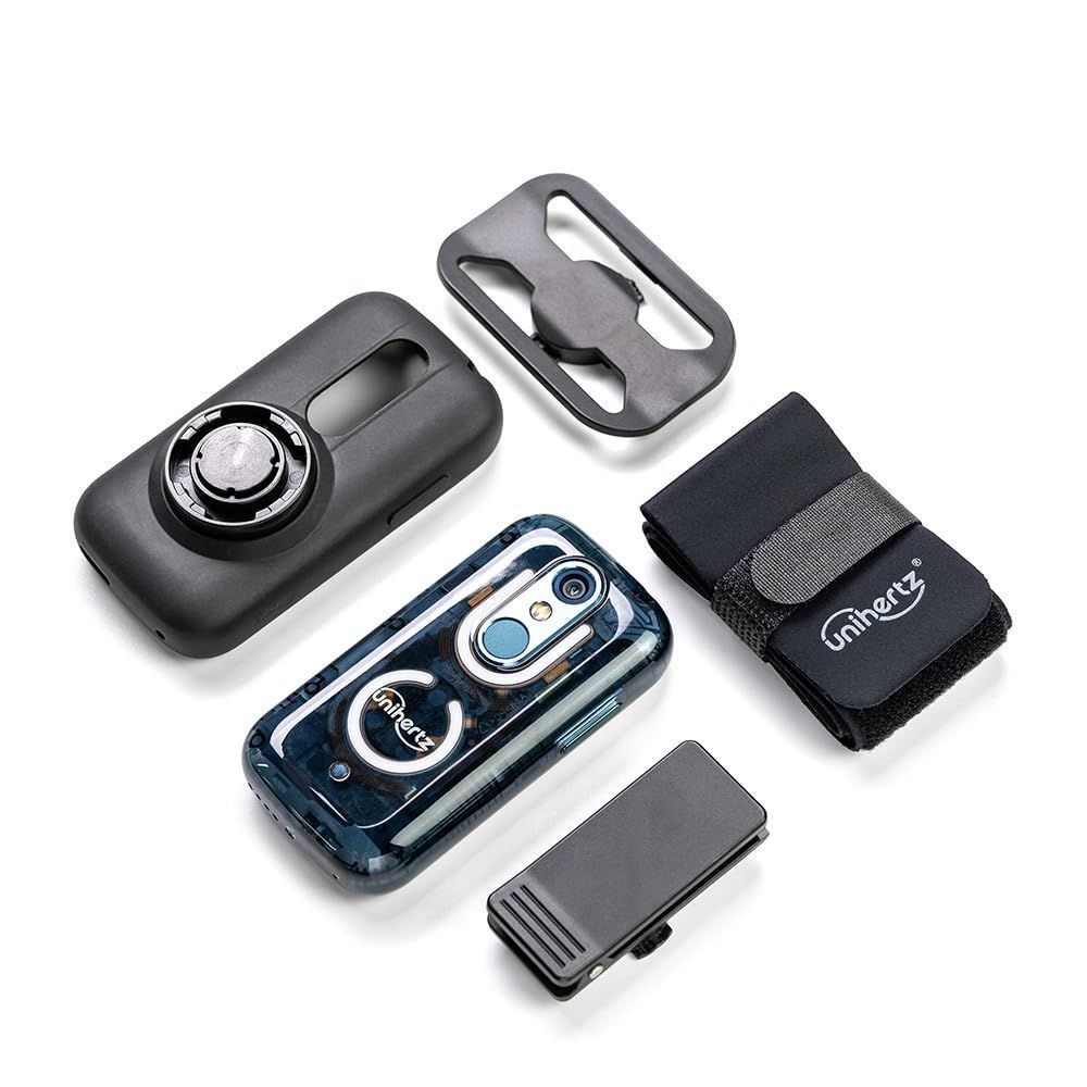 Unihertz Jelly 2 ブラック 本体 クリップ・アームバンド付き Clip and Armband for Unihertz Jelly 2/2E - Unihertz