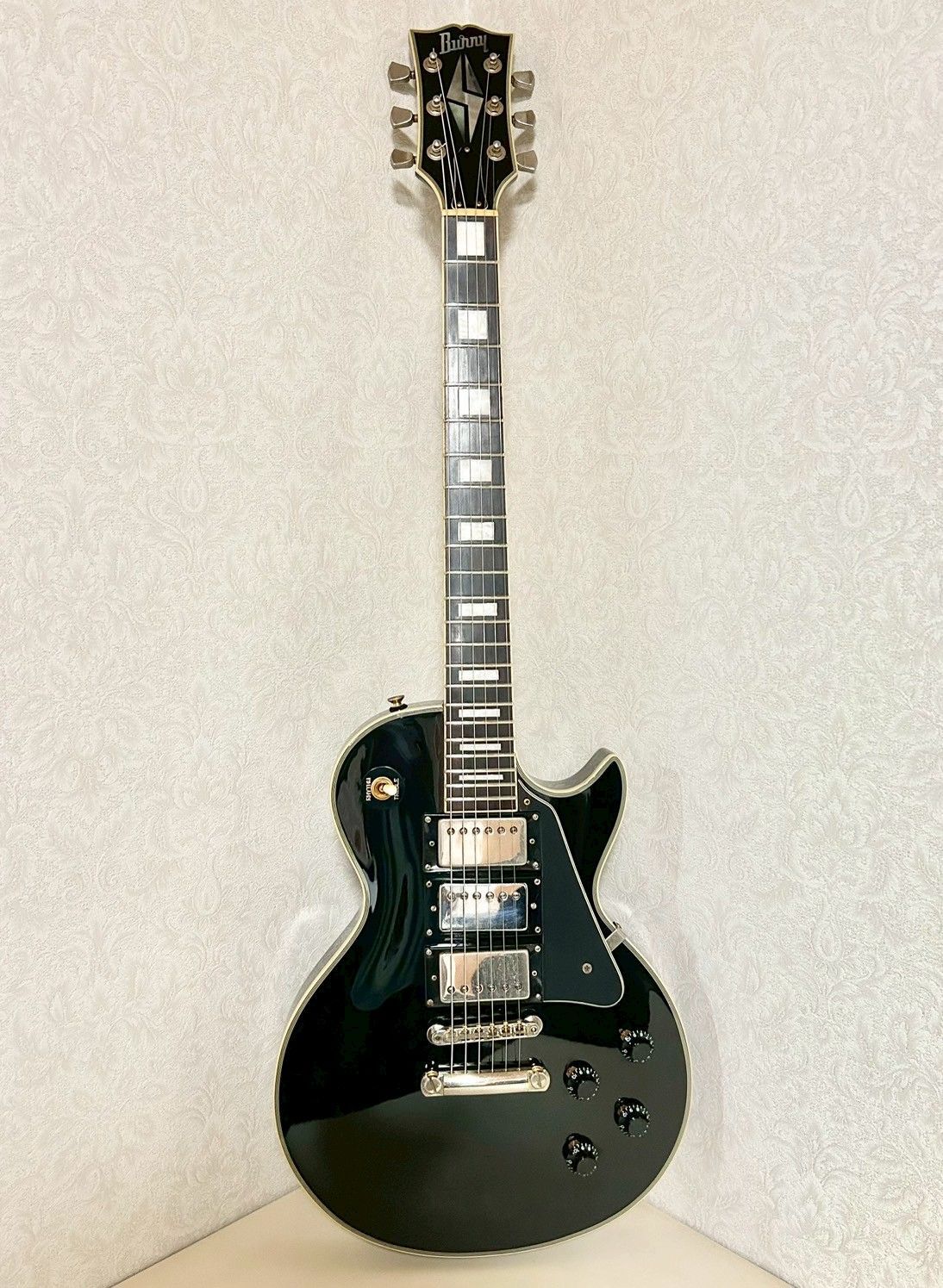 【激レア美品】バーニーBURNY RLC-60 ダイヤモンドインレイヴィンテージ 激レア美品】バーニーBURNY RLC-60 ダイヤモンドインレイ