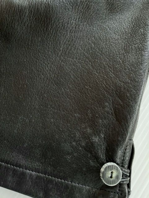 REDMOON （レッドムーン ） 日本製 オープンカラーシャツタイプ レザー  