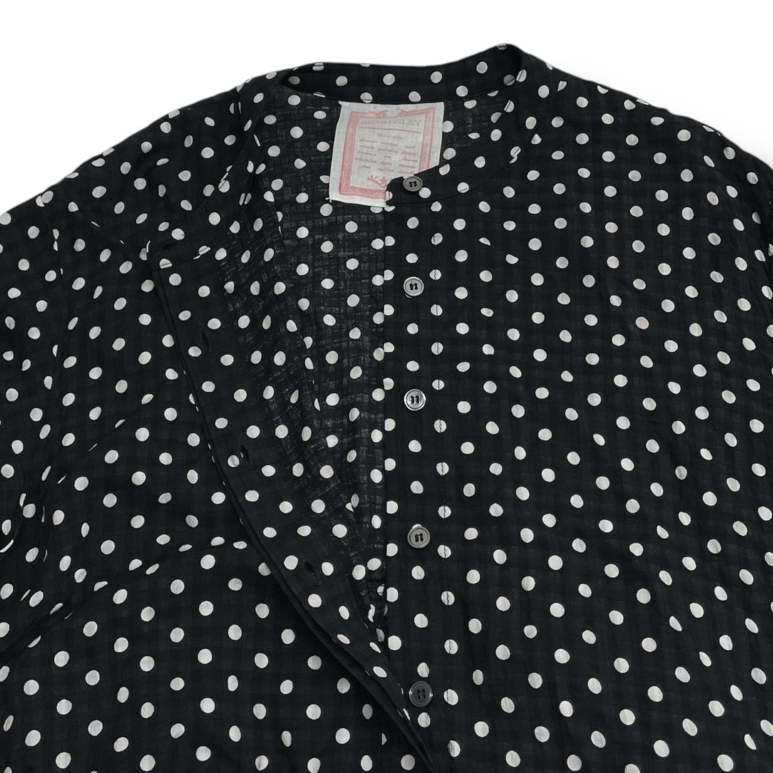 BEARDSLEY ビアズリー ドットギャザーワンピース ドレス ロング