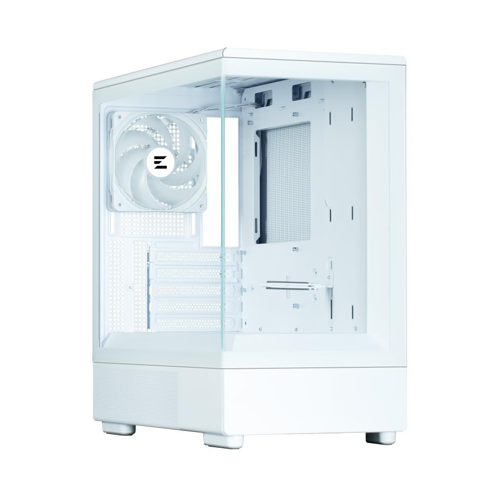 ZALMAN P10 White ピラーレス構造採用 ミニタワー Micro-ATX PCケース ホワイトCS8959