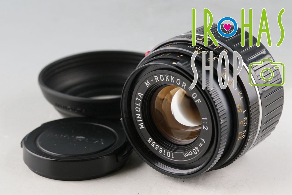 Minolta M-Rokkor-QF 40mm F|2 Lens for Leica M 60284E5