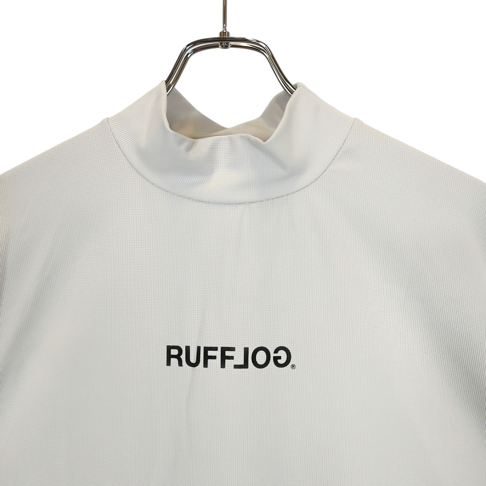 RUFFLOG ラフロッグ L モックネック ゴルフ 白RF/24SSM/T02 人気のモックネック – RUFFLOG