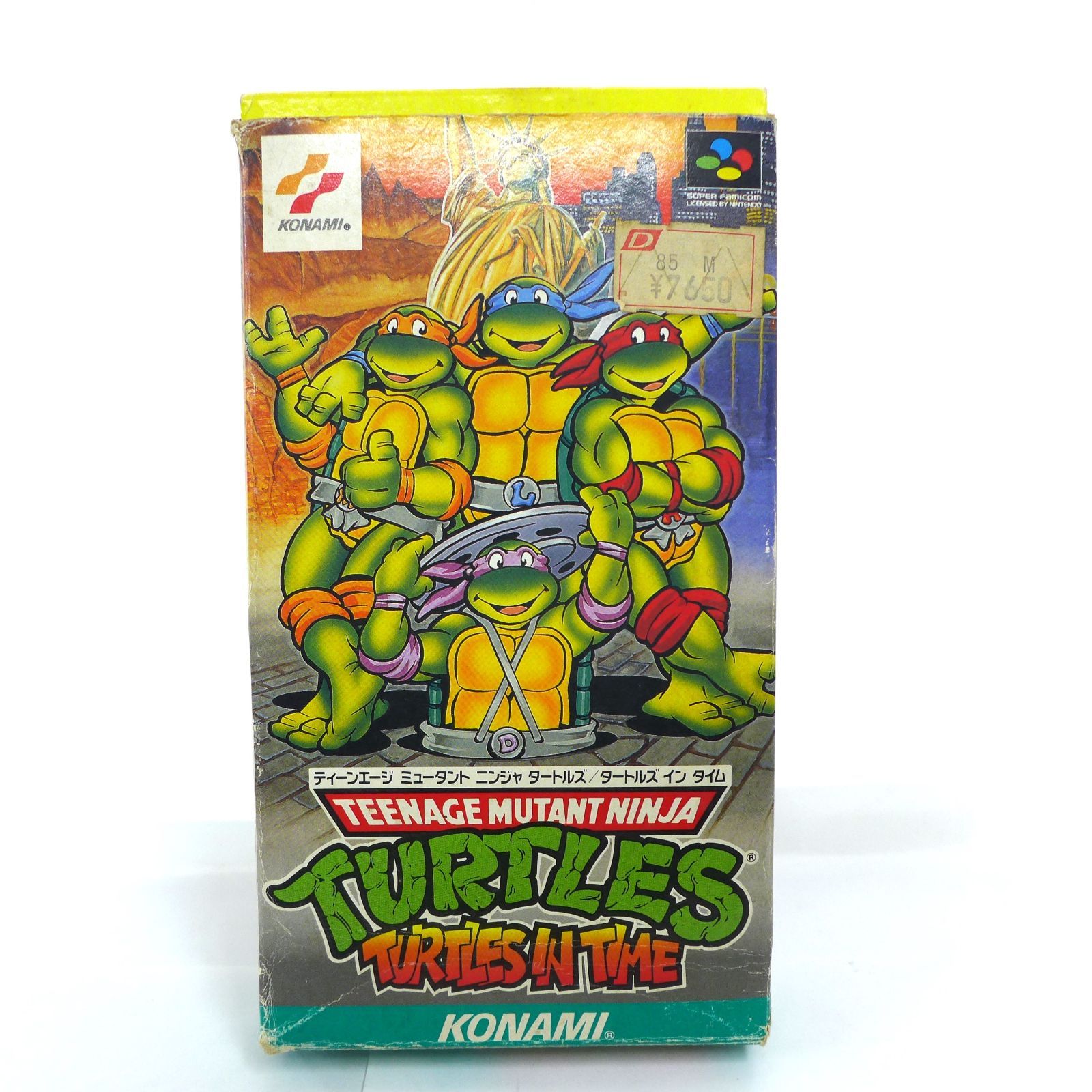 ジャンク SHVC-TM KONAMI コナミ TEENAGE MUTANT NINJA TURTLES TURTLES IN TIME ティーンエージ  ミュータント ニンジャ タートルズ タートルズ イン タイム ソフト&外箱 スーパーファミコン用ソフト - メルカリ