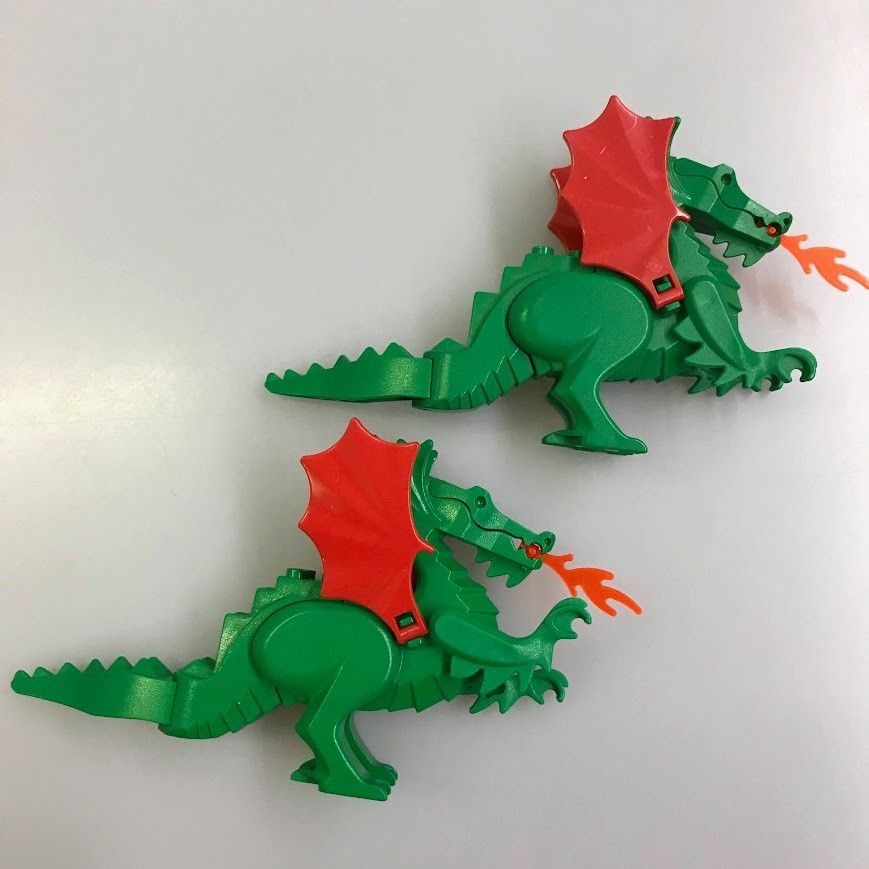 正規品 LEGO レゴ キャッスル ドラゴン ブラック グリーン 3個 まとめ 