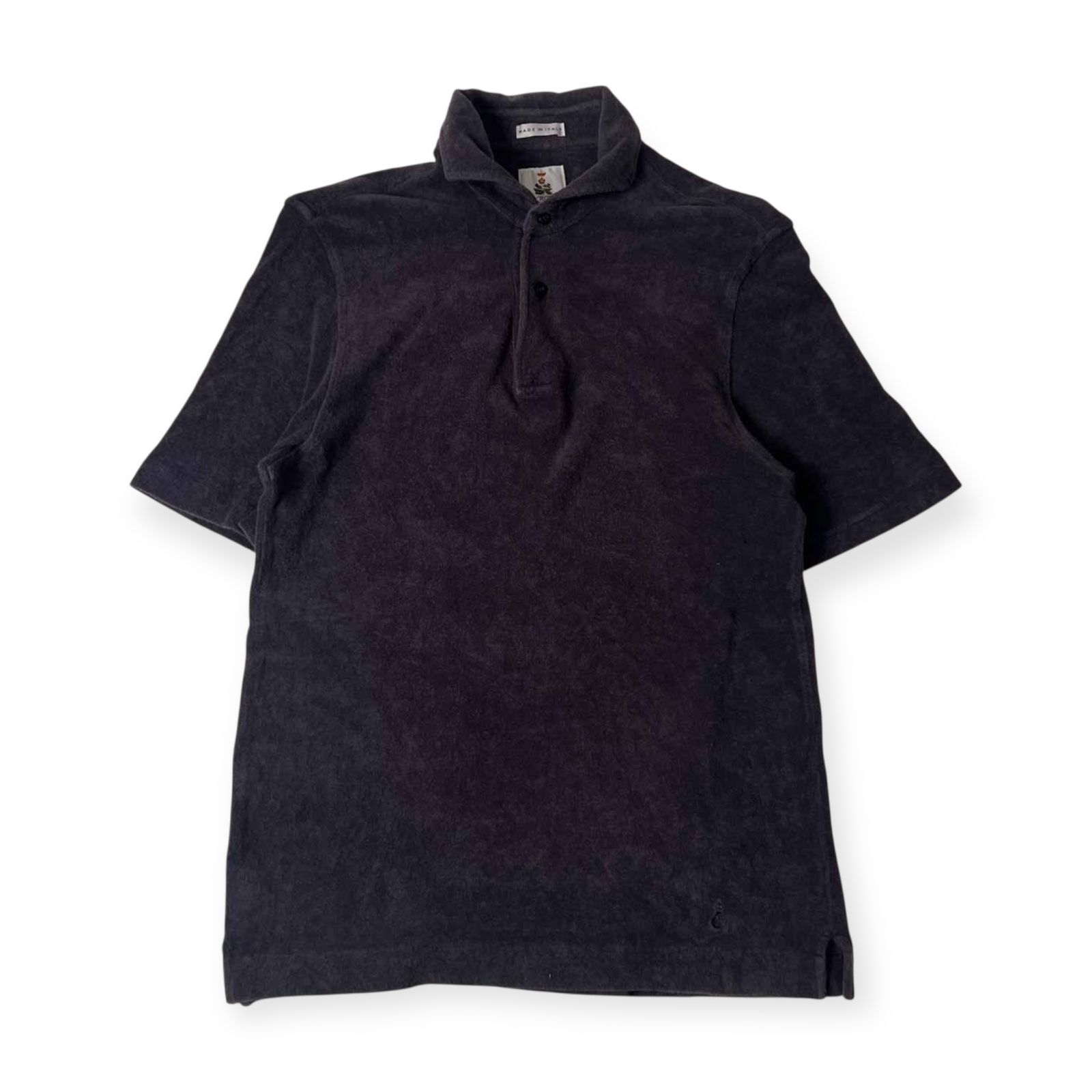 新品未使用　GUY ROVER ネイビー ポロシャツ 半袖 GUY ROVER ギローバー 半袖ポロシャツ JERSEY ボタンダウン