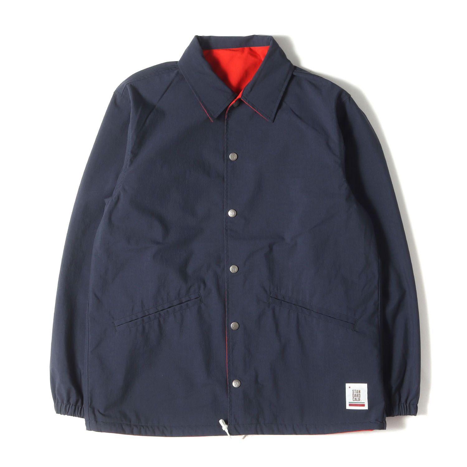 STANDARD CALIFORNIA スタンダードカリフォルニア ジャケット サイズ:M リバーシブル ナイロン コーチジャケット SD  Reversible Coach Jacket レッド ネイビー 日本製 アウター ブルゾン【メンズ】 - メルカリ