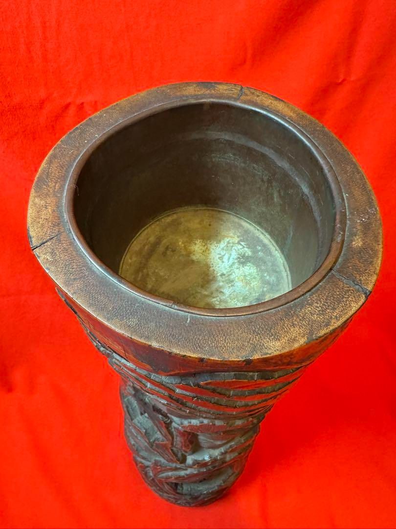 竹根彫刻 漢詩 無銘 花台 骨董品 中国美術 置物 古玩 茶室 竹根彫刻 漢詩 無銘 花台 骨董品 中国美術 置物 古玩 茶室