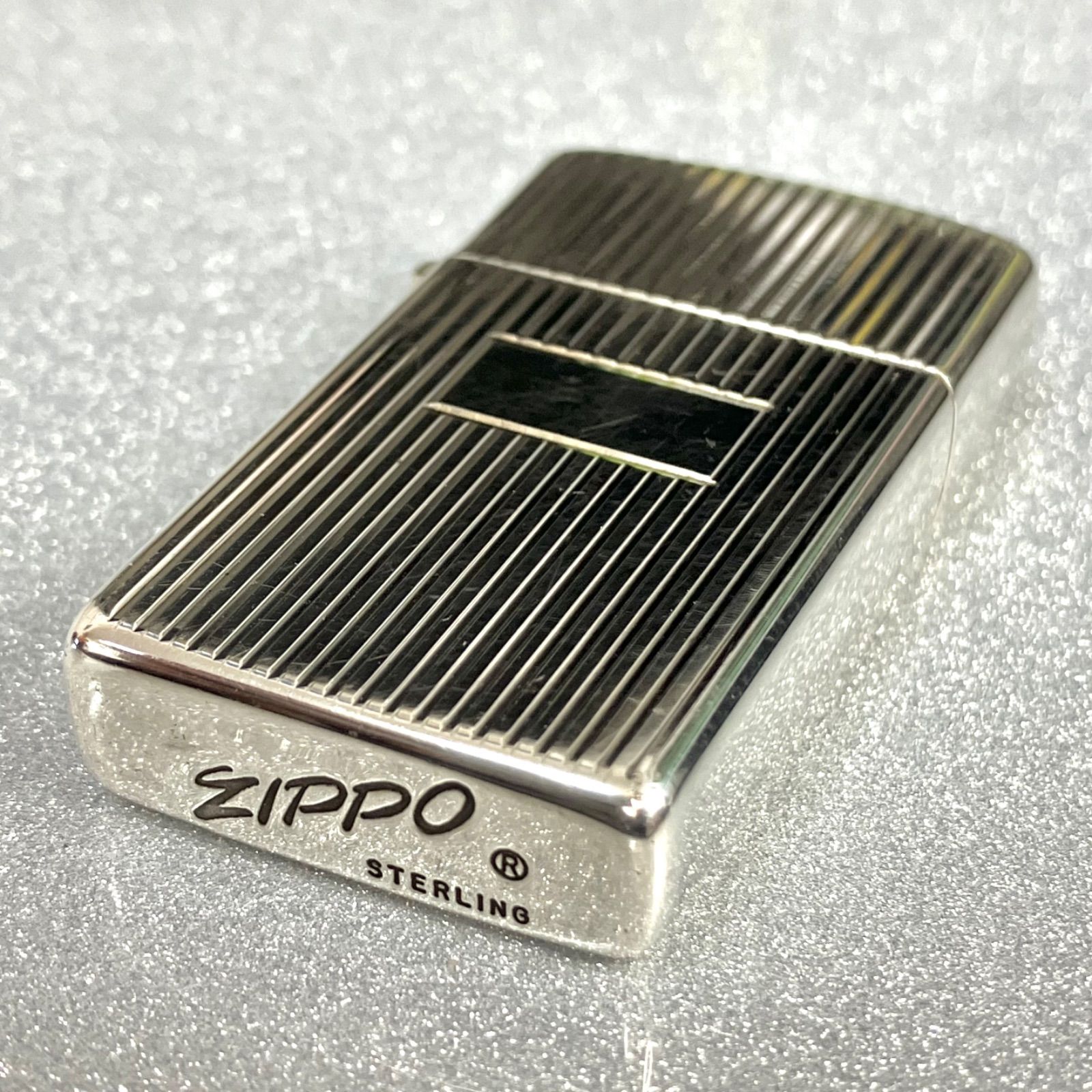斜めZIPPOヴィンテージジッポ スターリングシルバー ZIPPO スターリングシルバー1993年製 ヴィンテージ 【公式通販】