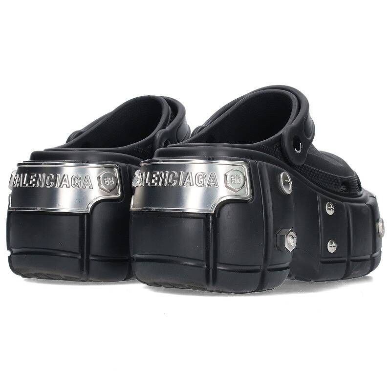 BALENCIAGA スタッズ付きクロックスサンダル 42