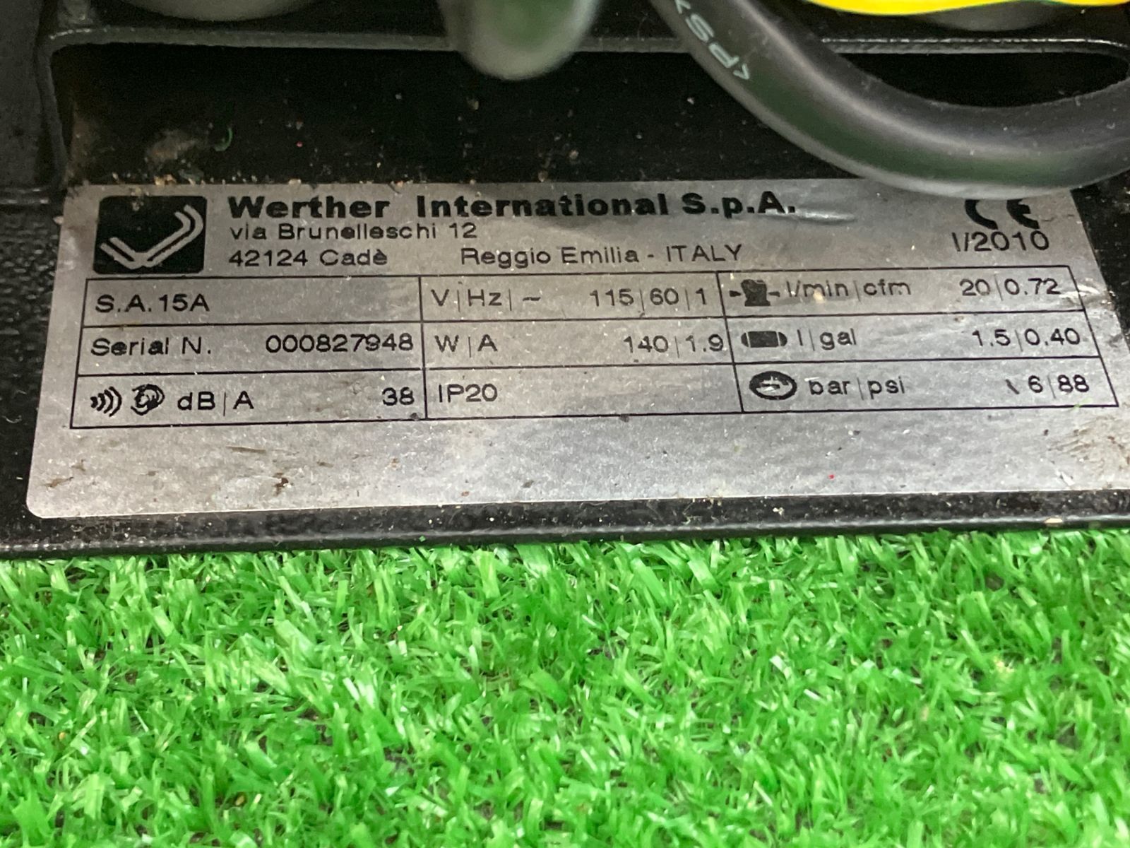 COMPRESSOR ワーサーコンプレッサー15A