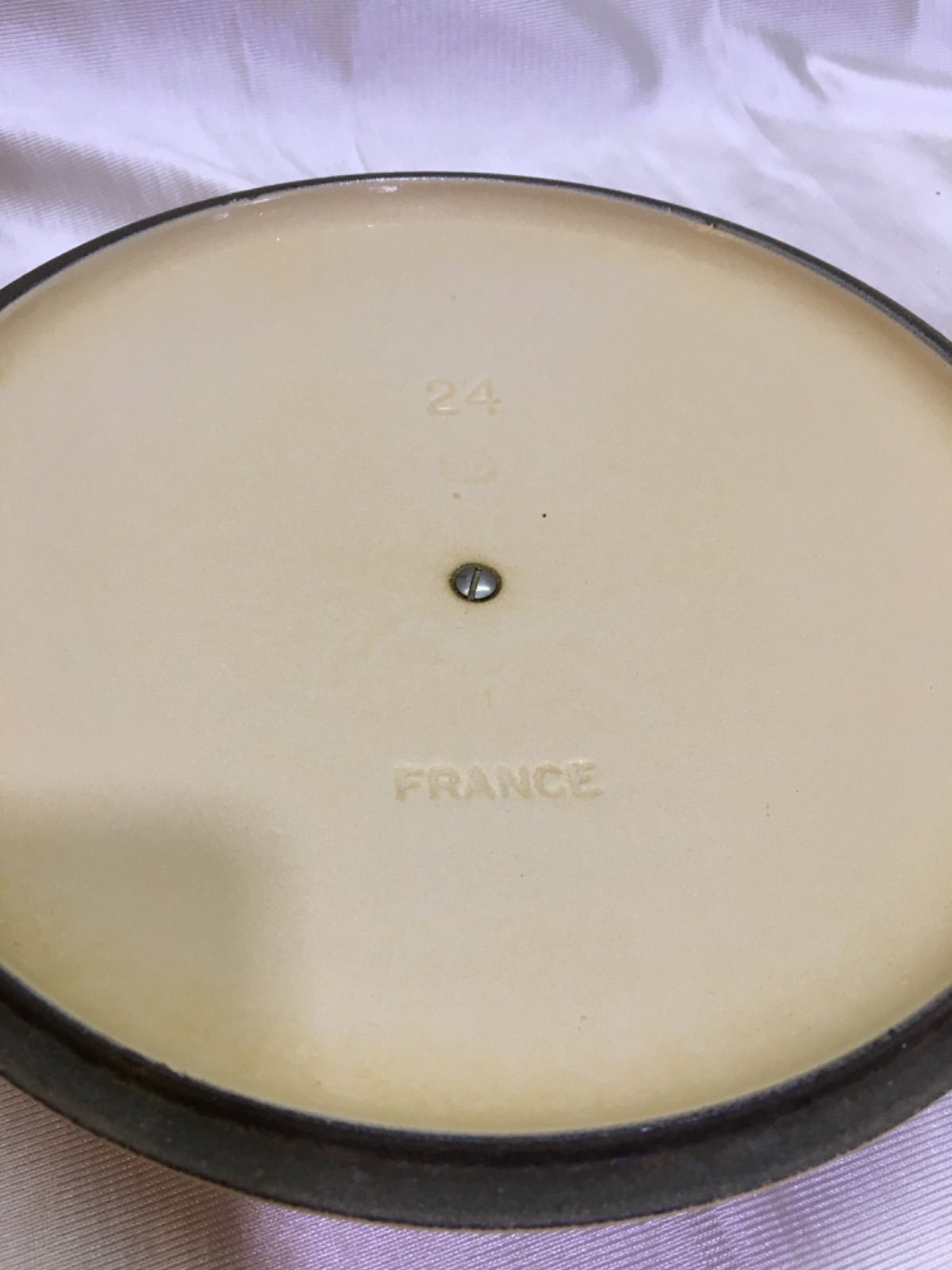 LE CREUSET ル・クルーゼ ココットロンド 両手鍋 24cm イエロー