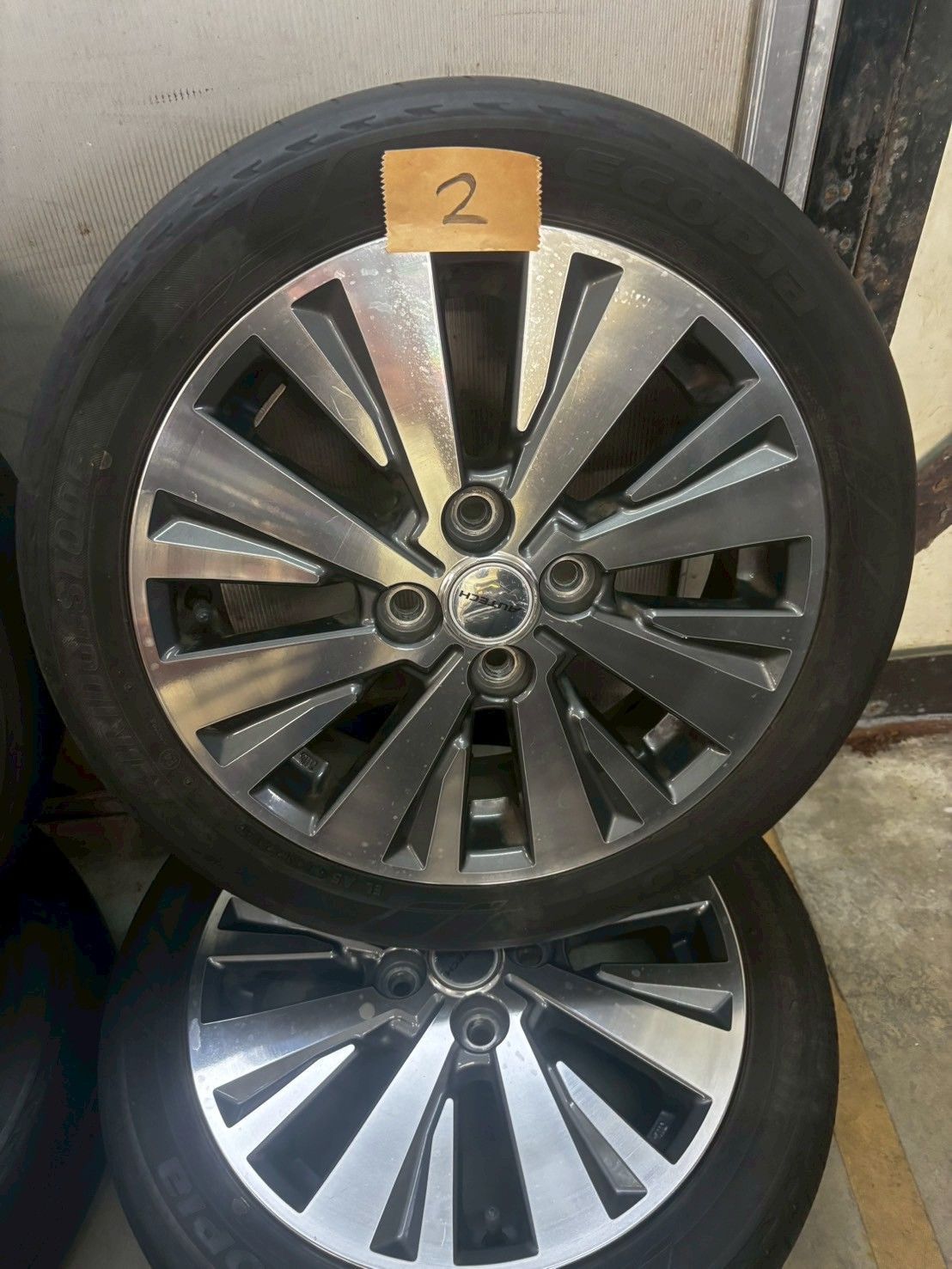 純正アルミホイール 165