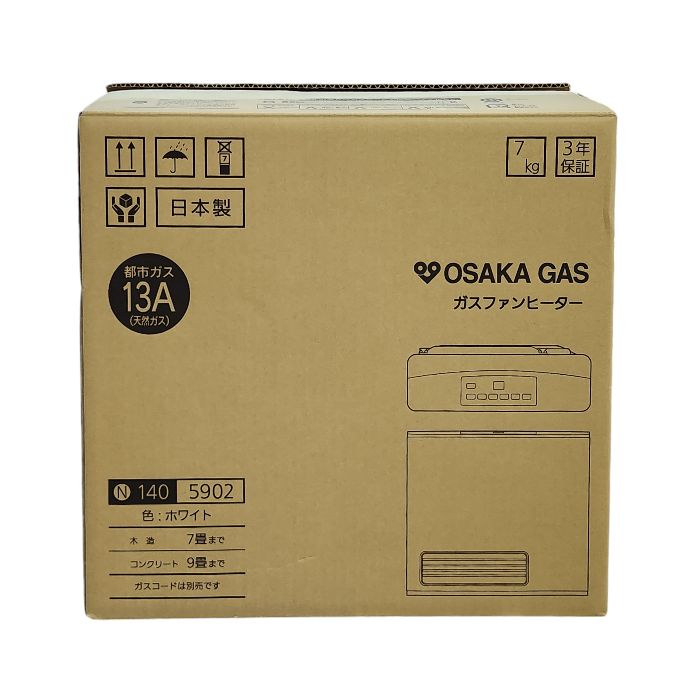 大阪ガス ノーリツ ガスファンヒーター 大阪ガス ノーリツ ガスファン