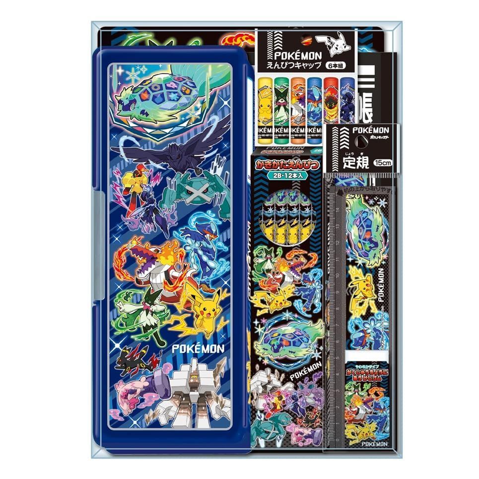 Color:キャラ ショウワノート ポケットモンスター 文具セット ギフトセット 7点セット 950729M08