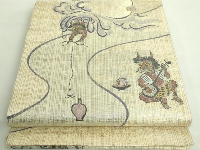 日本美術 書画・掛軸 | 雷公太鼓釣図 大津絵 | Gallery陽々youyou | 山梨