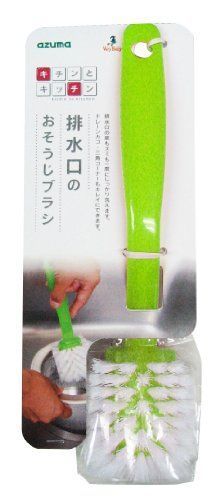 アズマ 隅々まで洗える 排水口ブラシ グリーン KK723G oyj0otl