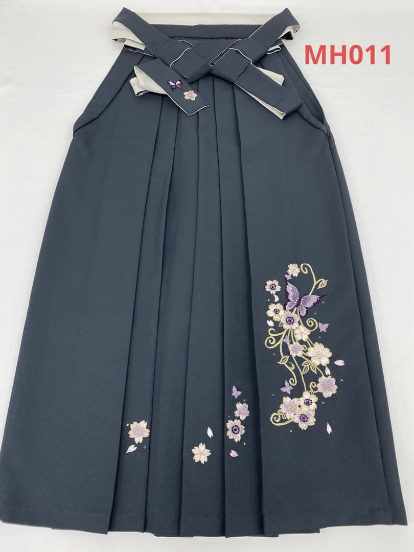 あんどん袴 ストーン 刺繍 ポリエステル 紐下98cm